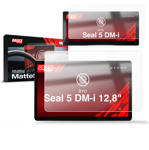 Folie Ecran - Folie de protecție pentru ecran 2în1 pentru BYD Seal 5 DM-i 12,8" (2025-2026) Anti-amprentă, Mată