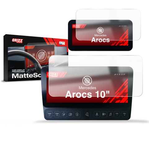 Folie Ecran - Folie de protecție pentru ecran 2în1 pentru Mercedes Arocs (2018-2024) Anti-Amprentă, Mată