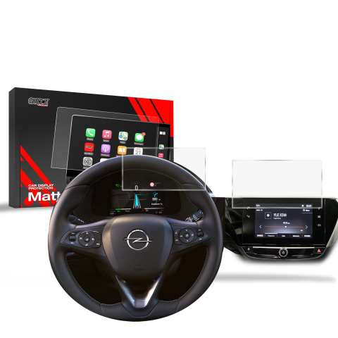 Mat - Folie de protecție pentru ecran 2în1 pentru Opel Corsa F 7" (2020-2024) Anti-Amprentă, Mat