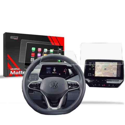 Folie Ecran - Folie de protecție pentru ecran 2în1 pentru Volkswagen VW ID.3 Anti-Amprentă, Mată