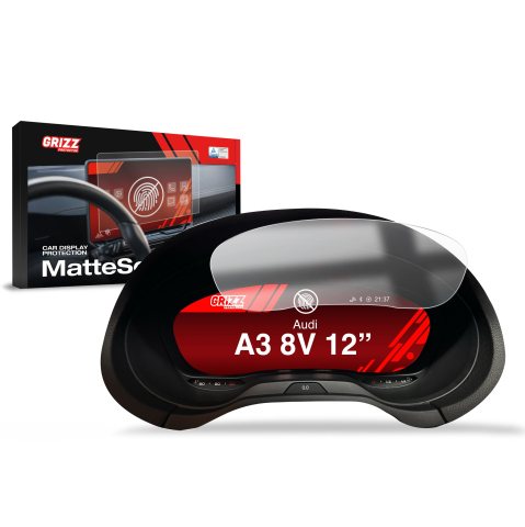 Folie Ecran - Folie de protecție pentru ecran Audi A3 8V Virtual Cockpit Retrofit 12" (2012-2019) Anti-Amprentă, Mată