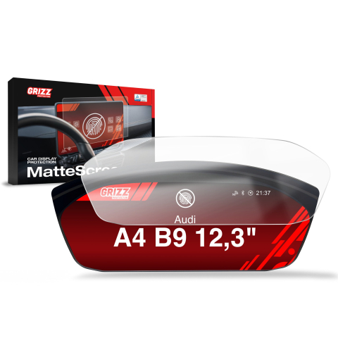 Folie Ecran - Folie de protecție pentru ecran Audi A4 B9 Virtual Cockpit Plus 12,3" (2020-2024) Anti-Amprentă, Mată