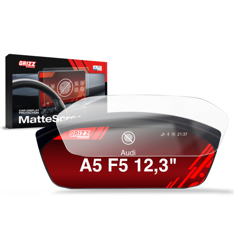 Folie Ecran - Folie de protecție pentru ecran Audi A5 F5 Virtual Cockpit Plus 12,3" (2020-2024) Anti-Amprentă, Mată