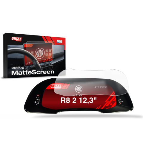 Folie Ecran - Folie de protecție pentru ecran Audi R8 2 Virtual Cockpit 12,3" (2015-2023) Anti-Amprentă, Mată
