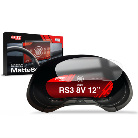 Folie Ecran - Folie de protecție pentru ecran Audi RS3 8V Virtual Cockpit Retrofit 12" (2012-2019) Anti-Amprentă, Mată