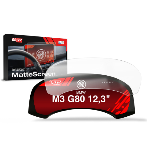 Folie Ecran - Folie de protecție pentru ecran BMW M3 G80 Live Cockpit 12,3" (2019-2023) Anti-Amprentă, Mată