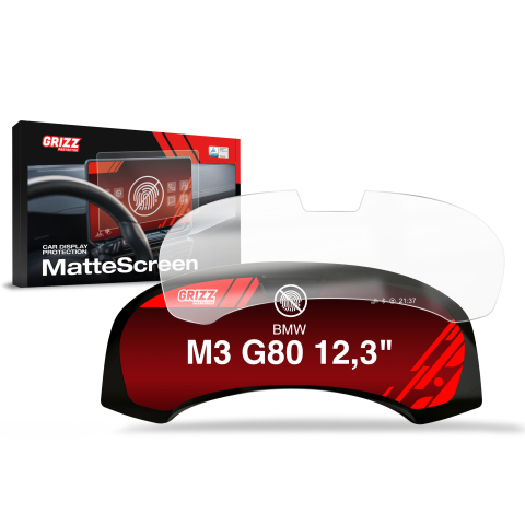 Folie Ecran - Folie de protecție pentru ecran BMW M3 G80 Live Cockpit Senzor 12,3" (2019-2023) Anti-Amprentă, Mată