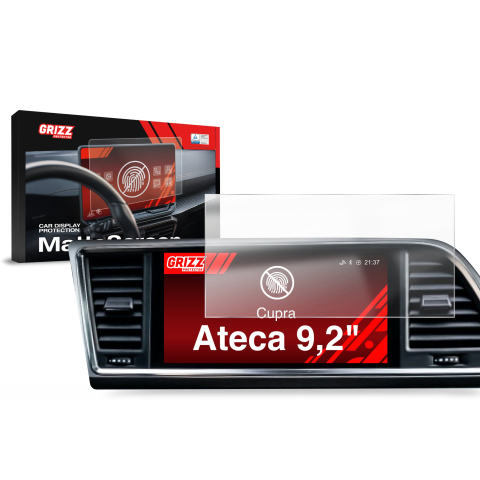 Folie Ecran - Folie de protecție pentru ecran Cupra Ateca 9,2" (2020-2026) Anti-Amprentă, Mat