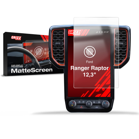 Mat - Folie de protecție pentru ecran Ford Ranger Raptor 12,3" (2023-2026) Anti-amprentă, Mată