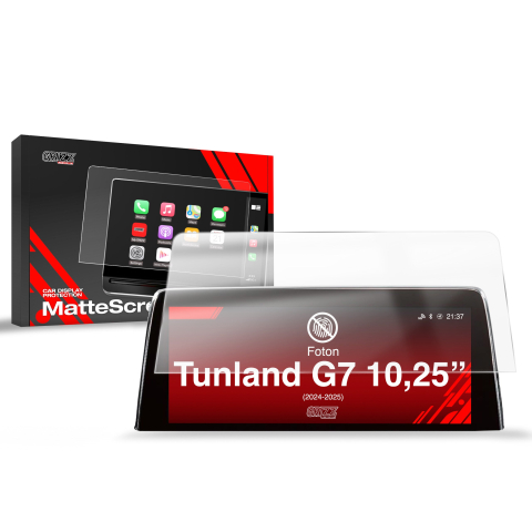 Folie Ecran - Folie de protecție pentru ecran Foton Tunland G7 10,25" (2024-2026) Anti-amprentă, mată