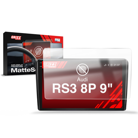 Folie Ecran - Folie de protecție pentru ecran pentru Audi RS3 8P Radio Android (2011-2012) Anti-Amprentă, Mată