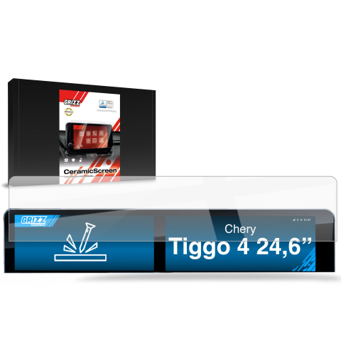 Folie Ecran - Folie de protecție pentru ecran pentru Chery Tiggo 4 24,6" (2025-2026) folie pentru navigație, rezistentă la zgârieturi, clară