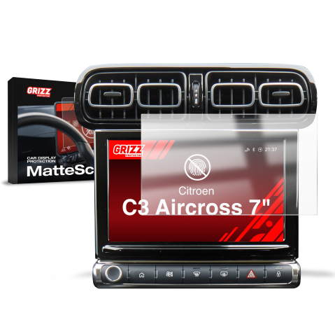 Folie Ecran - Folie de protecție pentru ecran pentru Citroen C3 Aircross 7" (2021-2024) Anti-Amprentă, Mată
