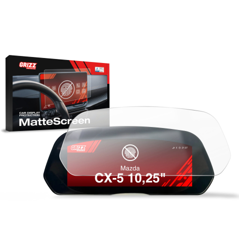 Folie Ecran - Folie de protecție pentru ecran pentru Mazda CX-5 Virtual Cockpit (2026) Anti-amprente, mată