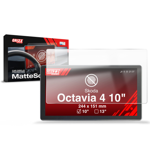 Folie Ecran - Folie de protecție pentru ecran Skoda Octavia 4 10" facelift (2024-2026) anti-amprente, mată