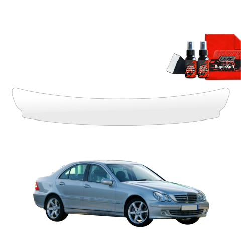Folie interior - Folie de protecție pentru pragul portbagajului - Mercedes Benz C Clasa W203 Sedan (2000-2007)