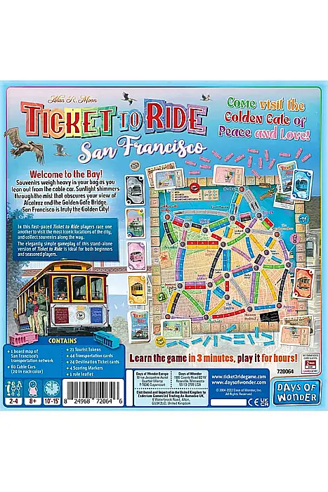 Ticket to Ride San Francisco, limba engleza [2]
