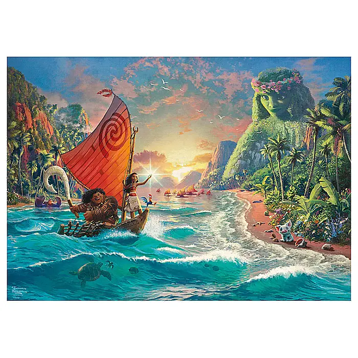 Puzzle Schmidt: Thomas Kinkade - Disney - Moana, 1000 piese [2]