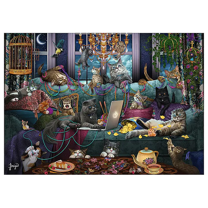 Puzzle Schmidt: Brigid Ashwood - Pisici de carantina, 1000 piese [2]