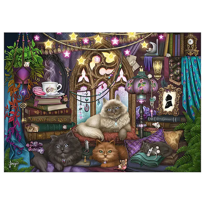 Puzzle Schmidt: Brigid Ashwood - Pisici pe canapea, 1000 piese [2]