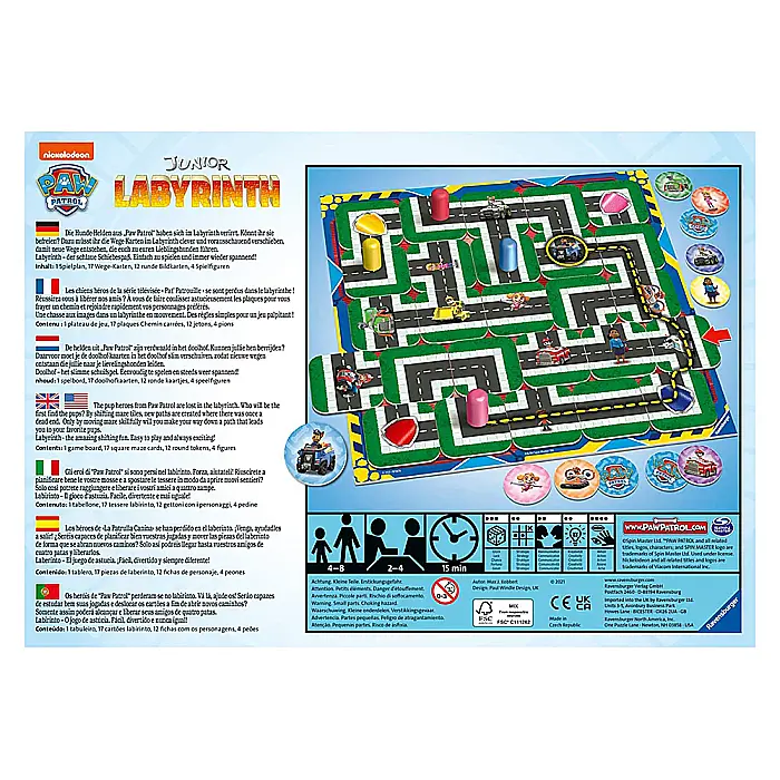 Labyrinth Paw Patrol Junior Ravensburger [3]