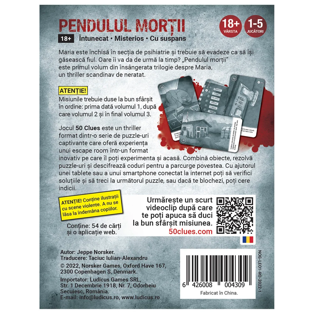 Pachet : 50 Clues - Pendulul Mortii + Ritualul Nopti Albe + Soarta lui Leopold [3]