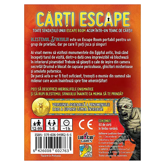Carti Escape - Blestemul Sfinxului [3]