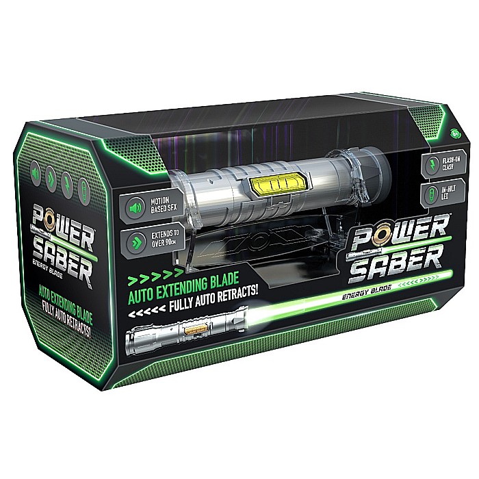 Power Saber - Sabie interactiva de jucarie, verde [3]