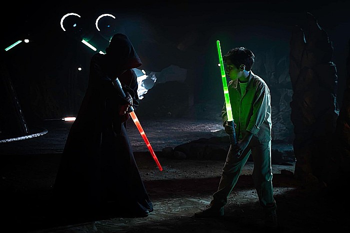 Power Saber - Sabie interactiva de jucarie, rosu [4]