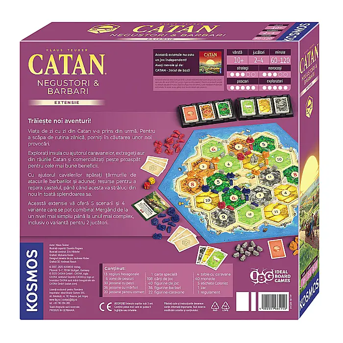CATAN - Negustori & Barbari - Extensie 3/4 jucători - EDIȚIA 2025 [2]