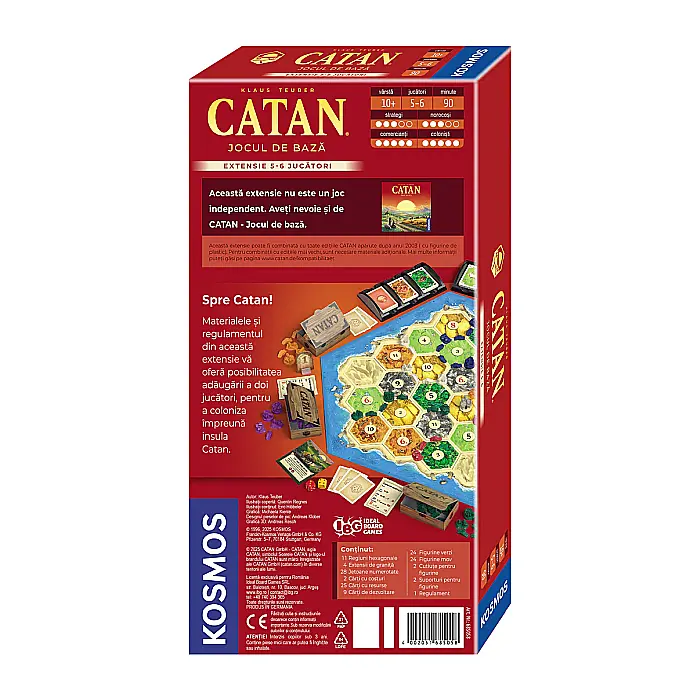 CATAN - Extensie 5/6 jucători - Jocul de bază - EDIȚIA 2025 [2]