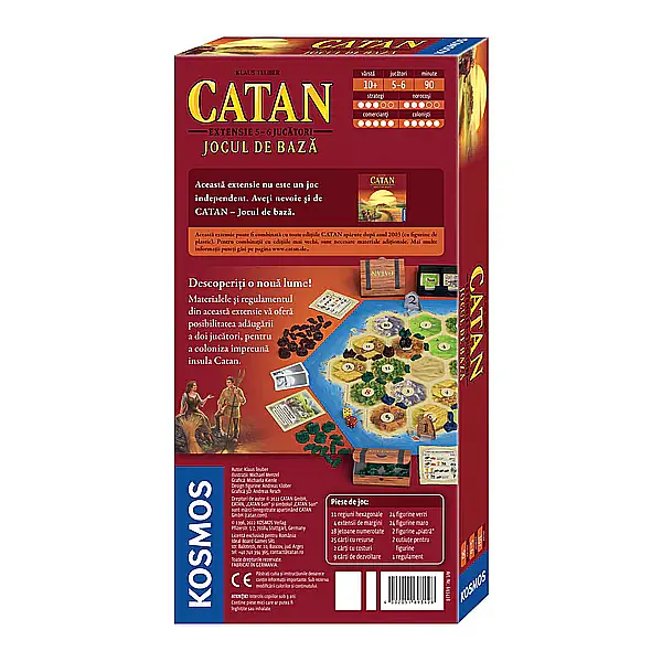 CATAN - Jocul de bază: Extensie 5/6 jucători [6]