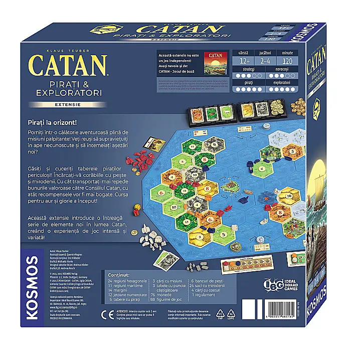 CATAN - Pirați & Exploratori - Extensie 3/4 jucători - EDIȚIA 2025 [2]