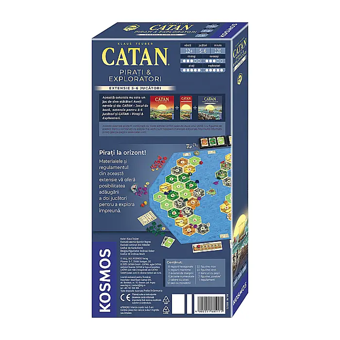 CATAN - Pirați & Exploratori - Extensie 5/6 jucători - EDIȚIA 2025 [4]