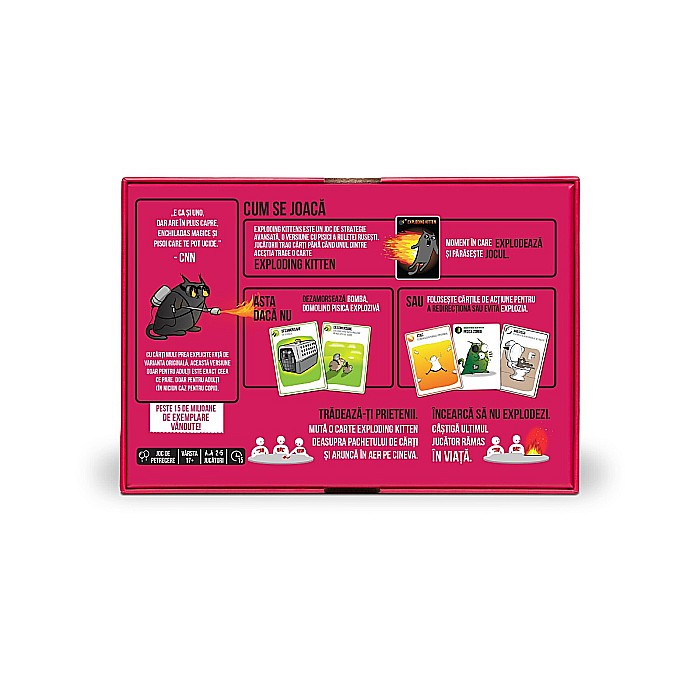Exploding Kittens pentru adulti (Pink Edition) [4]