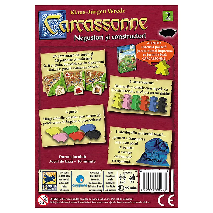 Carcassonne - Extensia 2: Negustori si constructori [4]
