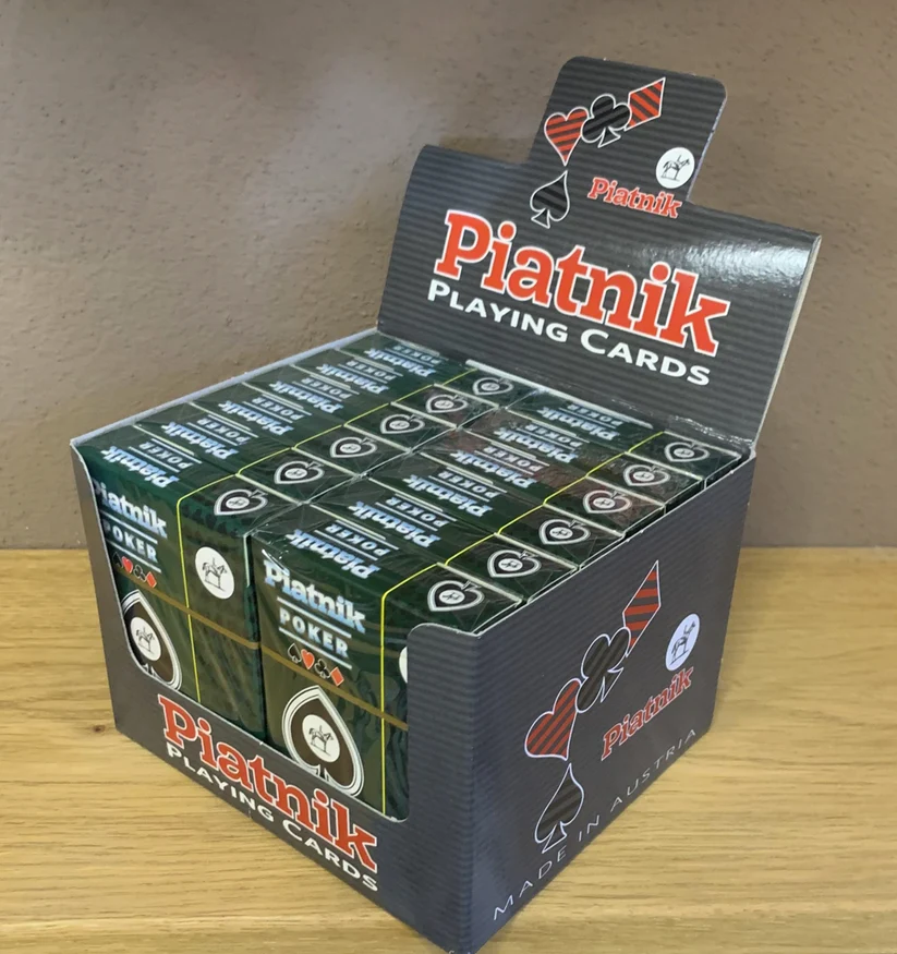 Carti de joc Poker, spate albastru - Piatnik [3]