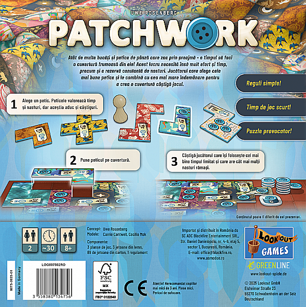 Patchwork revised edition, limba romana [3]