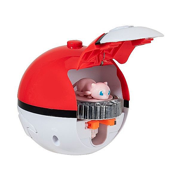 Pokemon - Set de joaca Battle Spinner cu doua figurine (Pikachu #1, Mew, Poké Ball, & Poké Ball) [6]
