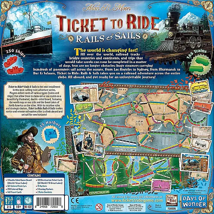 Ticket to Ride Rails & Sails, limba engleza [2]