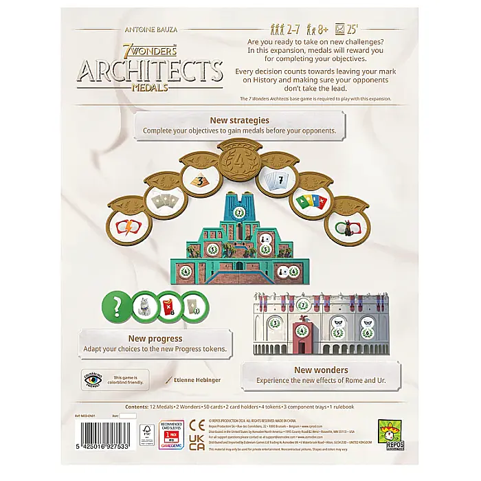7 Wonders Architects Medals [2]