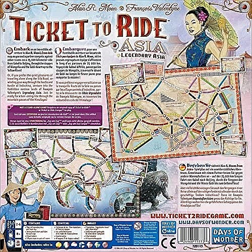 Ticket to Ride Map Collection Asia [2]
