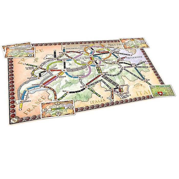 Ticket to Ride Map Collection India & Swiss [3]
