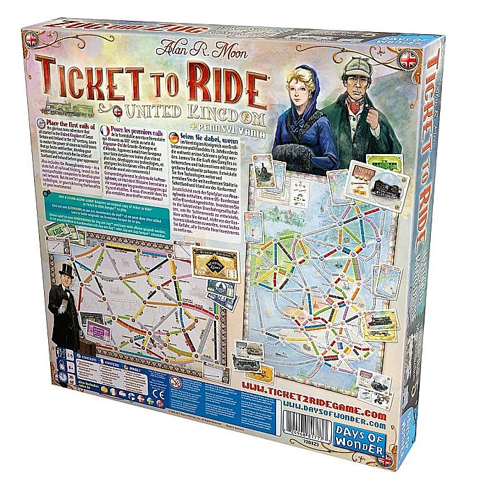 Ticket to Ride Map Collection UK/Pennsylvania [2]