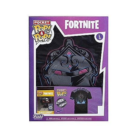 Merch & Stuff - Funko Pocket Pop si tricou Black Knight L