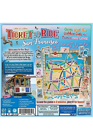 Ticket to Ride San Francisco, limba engleza [1]