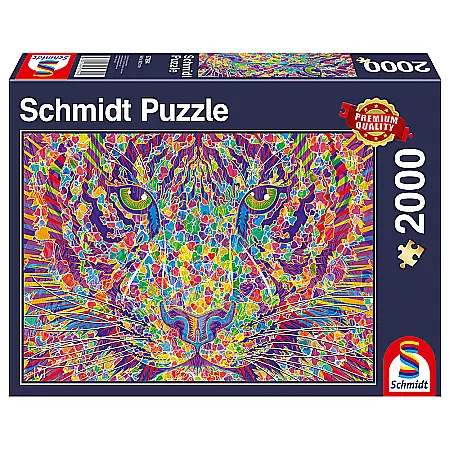 Puzzle - Puzzle Schmidt: Salbatic la suflet – Tigru, 2000 piese