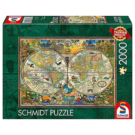 Puzzle - Puzzle Schmidt: Creaturi ale Pamantului, 2000 piese
