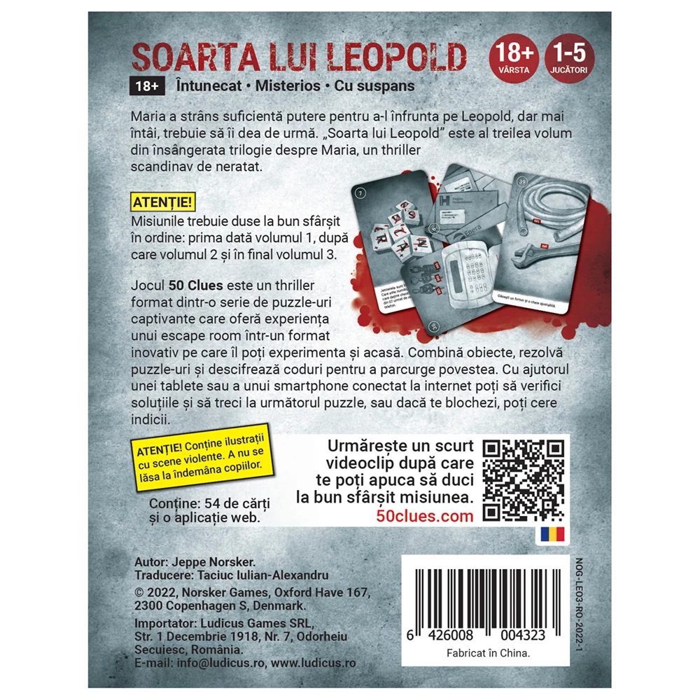 Pachet : 50 Clues - Pendulul Mortii + Ritualul Nopti Albe + Soarta lui Leopold [6]