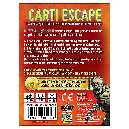 Carti Escape - Blestemul Sfinxului [2]